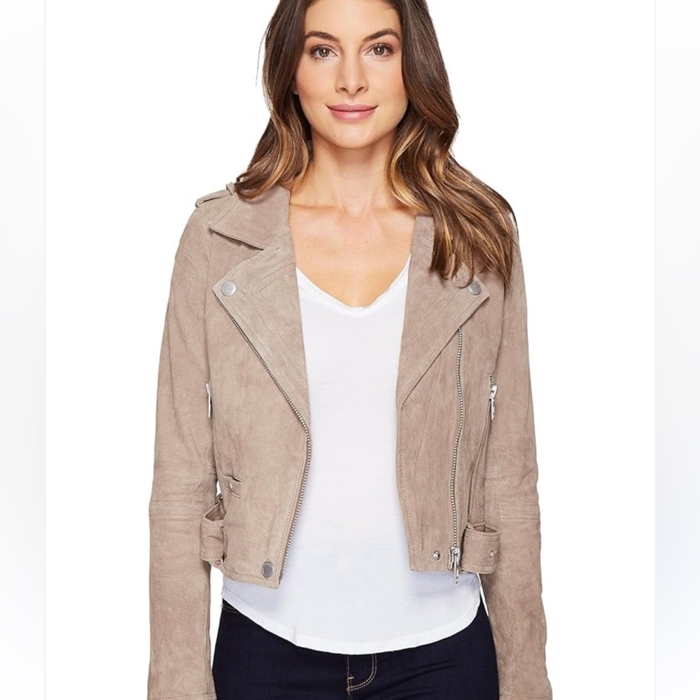 Genuine Suede Leather Jacket - Picture 11 of 14